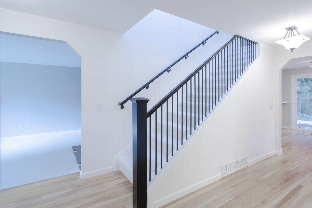 mill creek interior remodel stair railing design